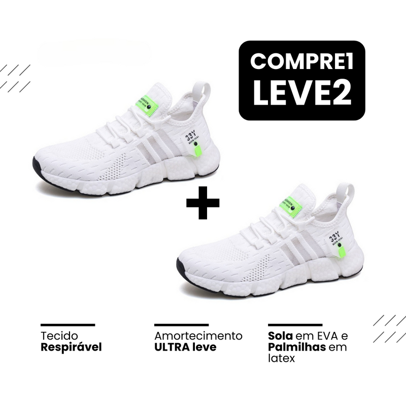 New Tênis Run®️ - Respirável e Ultra Resistente (COMPRE 1 LEVE 2)